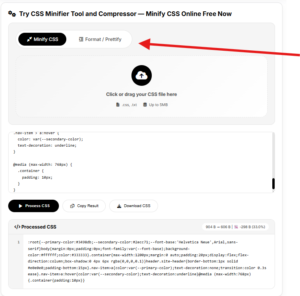 css minifier