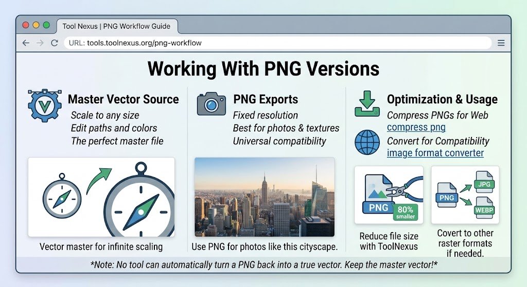 Working With PNG Versions